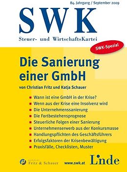Die Sanierung einer GmbH - SWK-Spezial