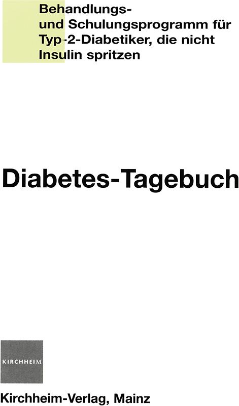 Diabetes-Tagebuch