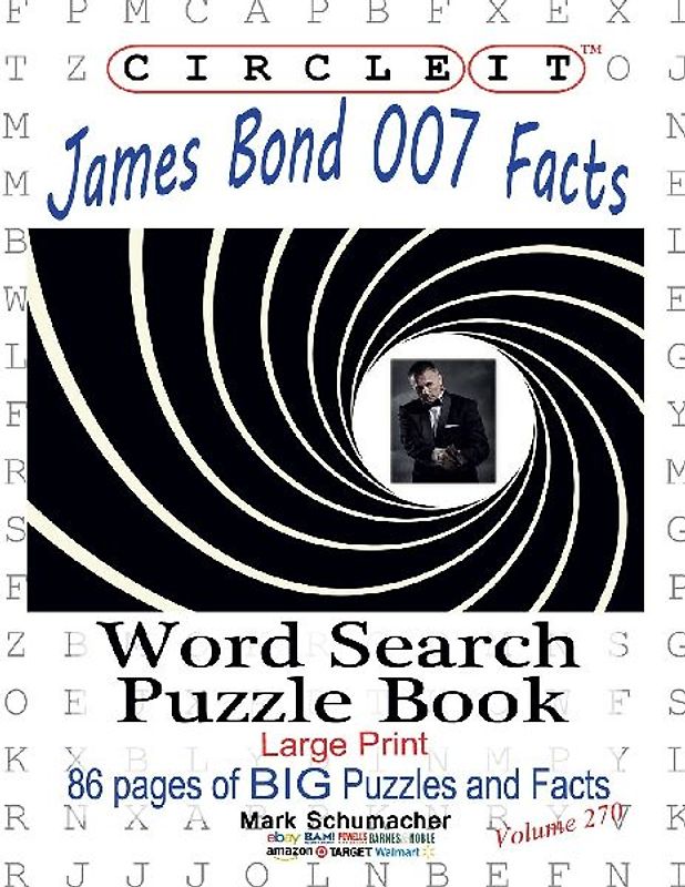 Circle It, James Bond 007 Facts, Word Search, Puzzle Book
