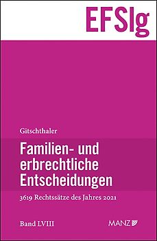 Familien- und erbrechtliche Entscheidungen EF-Slg
