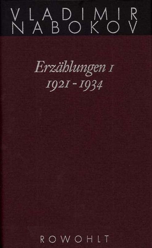 Erzählungen 1921 - 1934