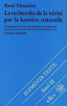 La Recherche de la vérité par la lumière naturelle