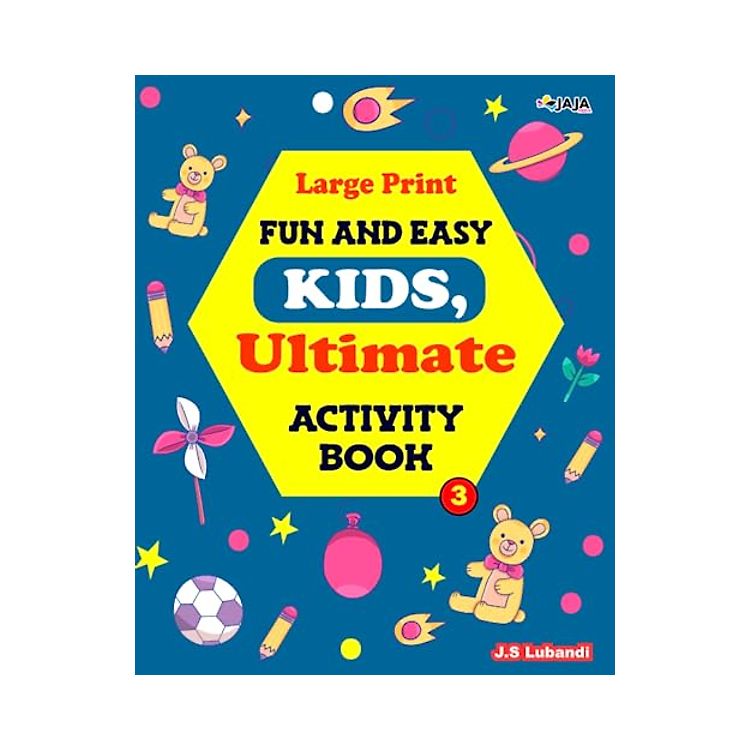 Large Print Fun and Easy Kids Ultimate Activity Book: Vol.3; 5 in 1 ...
