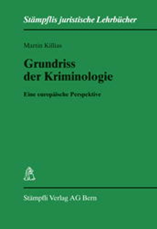 Grundriss der Kriminologie