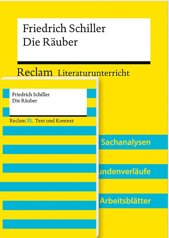 Lehrerpaket »Friedrich Schiller: Die Räuber«: Textausgabe und Lehrerband
