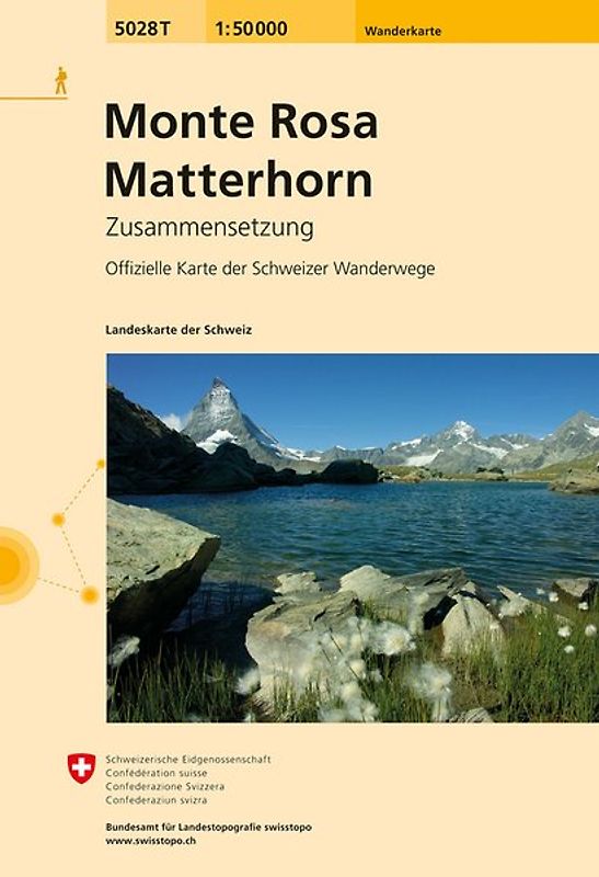 5028T Monte Rosa - Matterhorn Wanderkarte