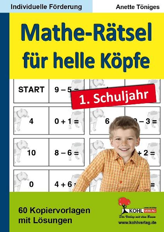 Mathe-Rätsel für helle Köpfe / Klasse 1
