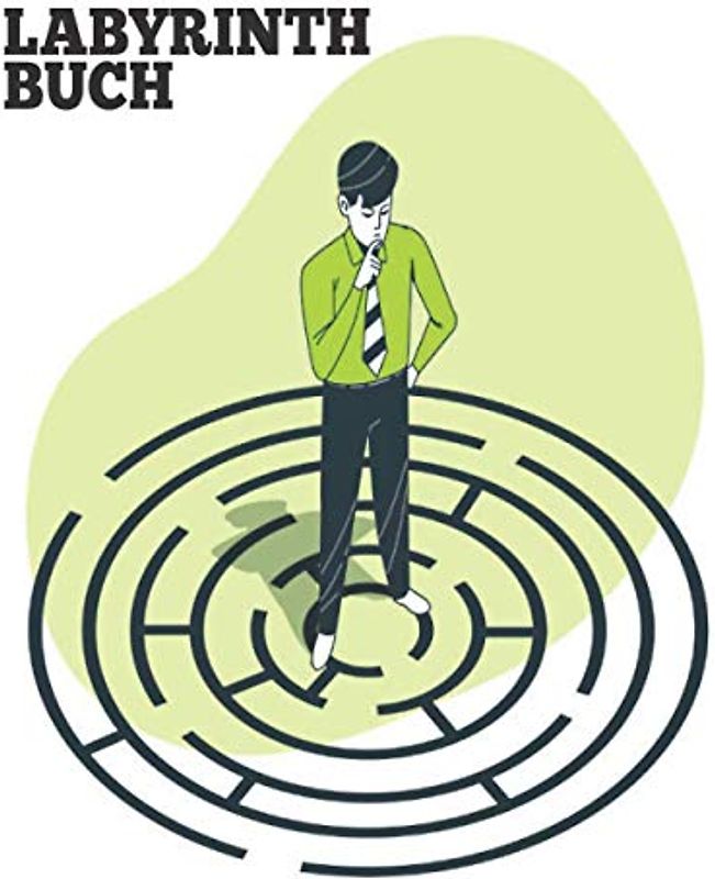 Labyrinth Buch: Erwachsene Jungen und Mädchen Spiele für Erwachsene Labyrinthe Leicht bis schwer