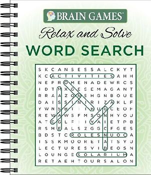Brain Games - Relax and Solve: Word Search (Green)