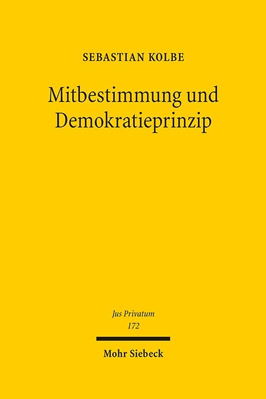 Mitbestimmung und Demokratieprinzip
