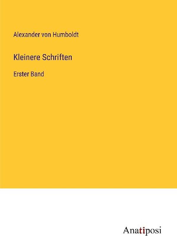 Kleinere Schriften