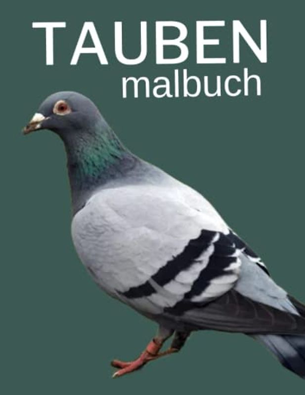 Tauben Malbuch: Anti Stress Geschenke für Erwachsene,Taube Designs für Stressabbau und Entspannung