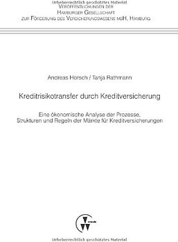 Kreditrisikotransfer durch Kreditversicherung