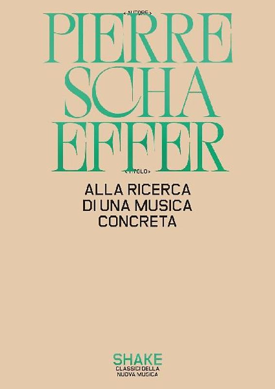 Alla ricerca di una musica concreta