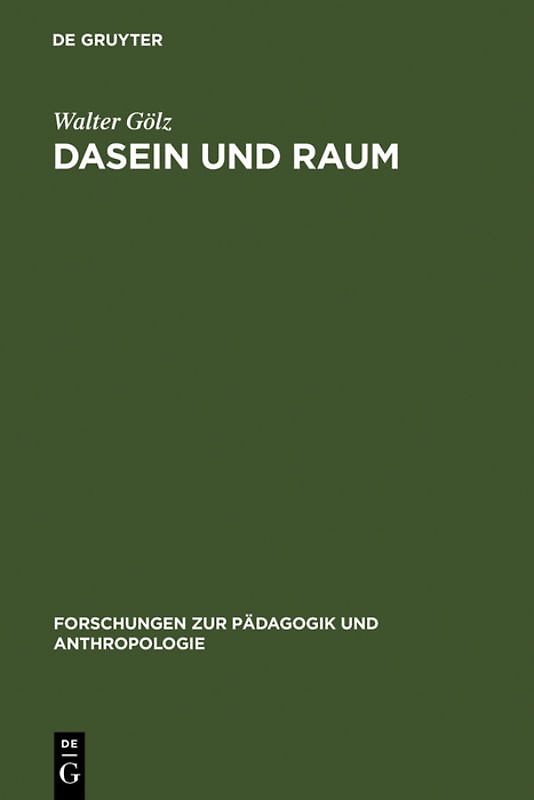 Dasein und Raum