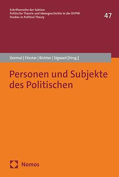 Personen und Subjekte des Politischen