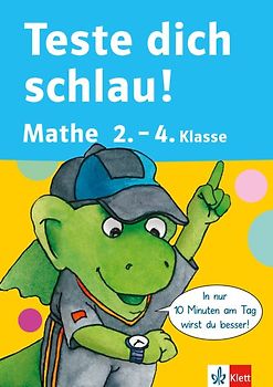 Klett Teste dich schlau Mathe 2.-4. Klasse