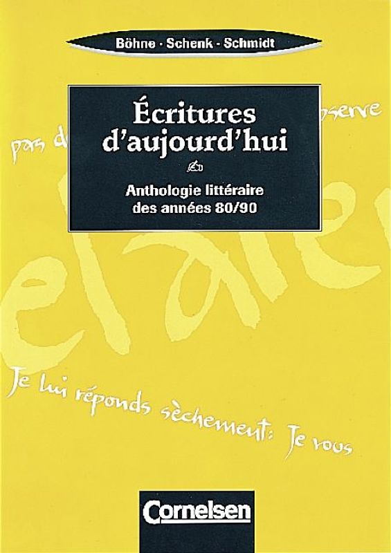 Écritures d'aujourd'hui