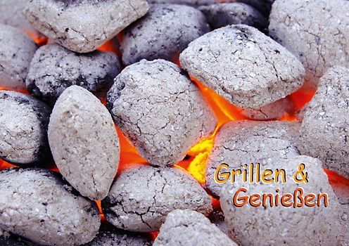 Grillen & Genießen (Tischaufsteller DIN A5 quer)