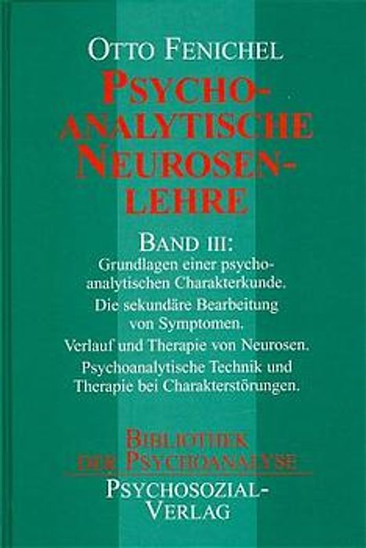 Psychoanalytische Neurosenlehre