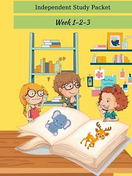independent-study packet preschool kindergarten workbook week 1-2-3