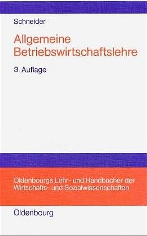 Allgemeine Betriebswirtschaftslehre