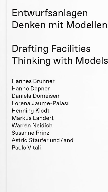Entwurfsanlagen – Denken mit Modellen