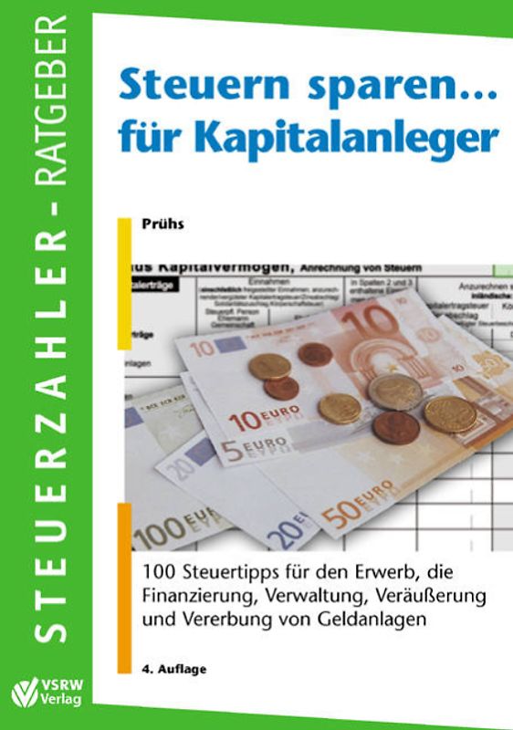 Steuern sparen für Kapitalanleger