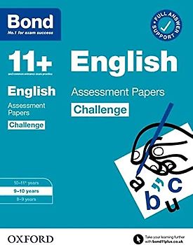 Bond 11+: Bond 11+ English Challenge Assessment Papers 9-10 years