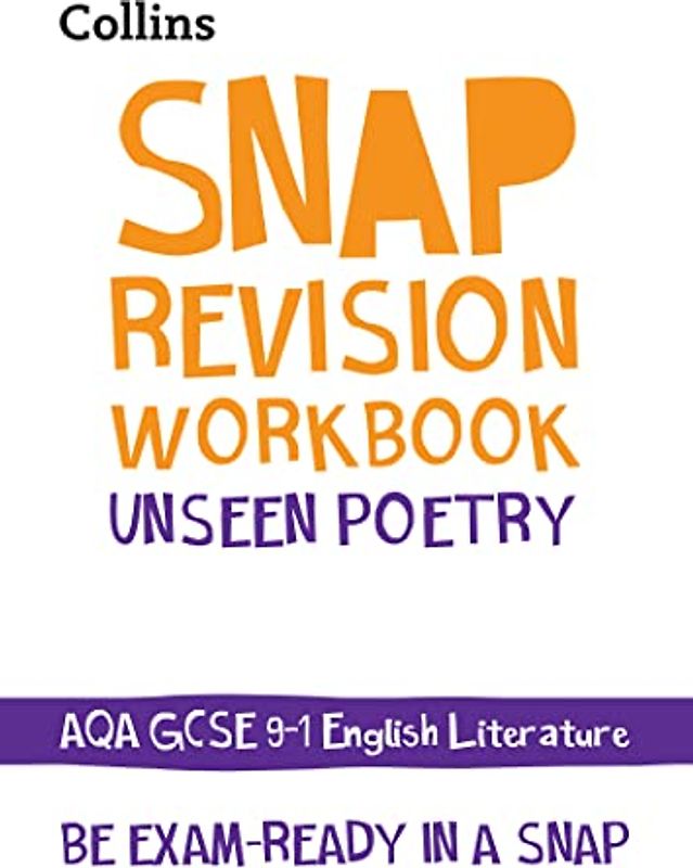 AQA Unseen Poetry Anthology Workbook