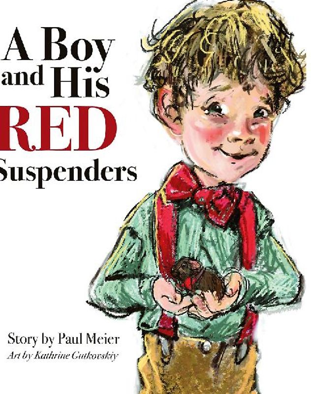 A Boy and His Red Suspenders