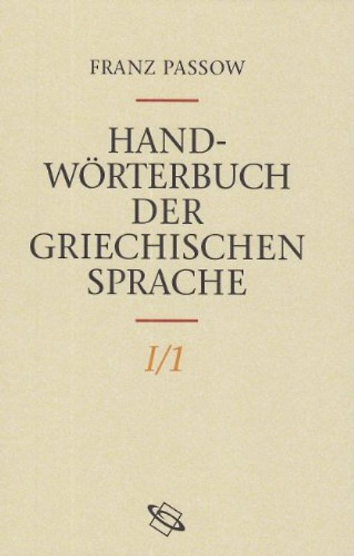 Handwörterbuch der griechischen Sprache
