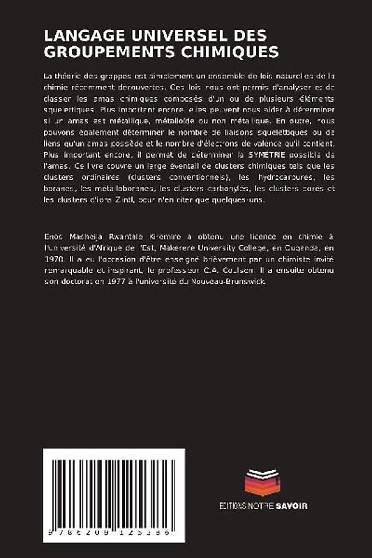LANGAGE UNIVERSEL DES GROUPEMENTS CHIMIQUES