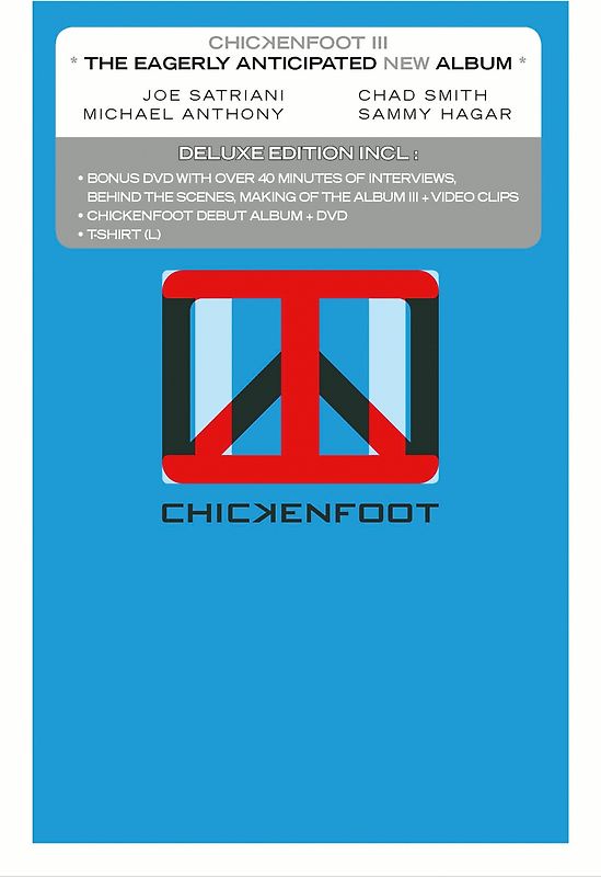 Chickenfoot - III [Deluxe Edition inkl. 2CDs, 2DVDs, ohne T-Shirt]