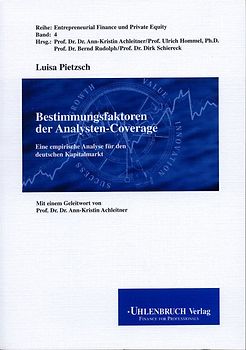 Bestimmungsfaktoren der Analysten-Coverage