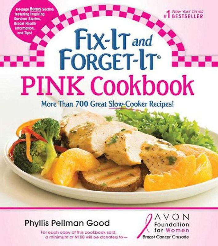 Fix-It and Forget-It Pink Cookbook - Avon Ed.