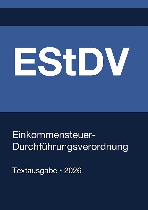 EStDV 1955 - Einkommensteuer-Durchführungsverordnung (Deutschland) 2026