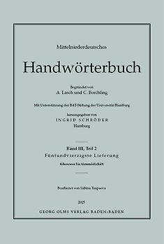 Mittelniederdeutsches Handwörterbuch