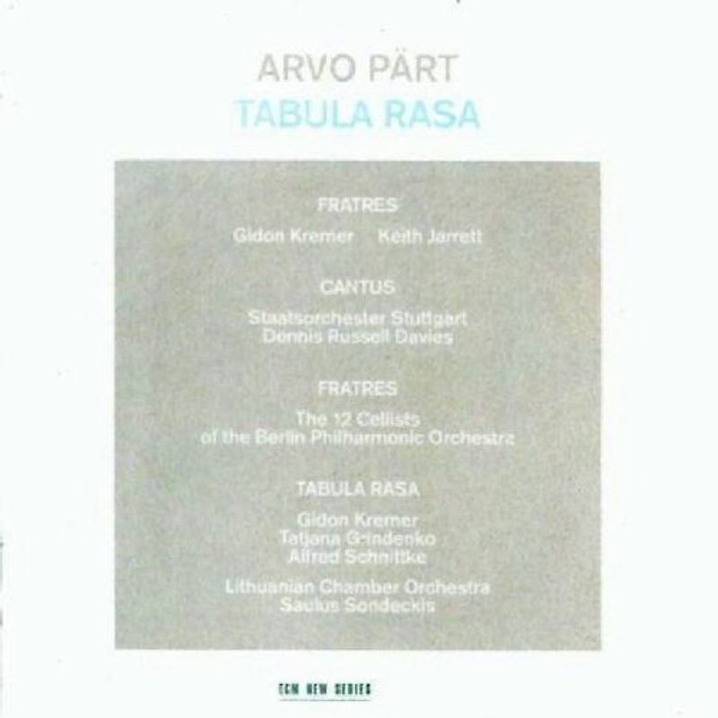 G. Kremer - Tabula Rasa