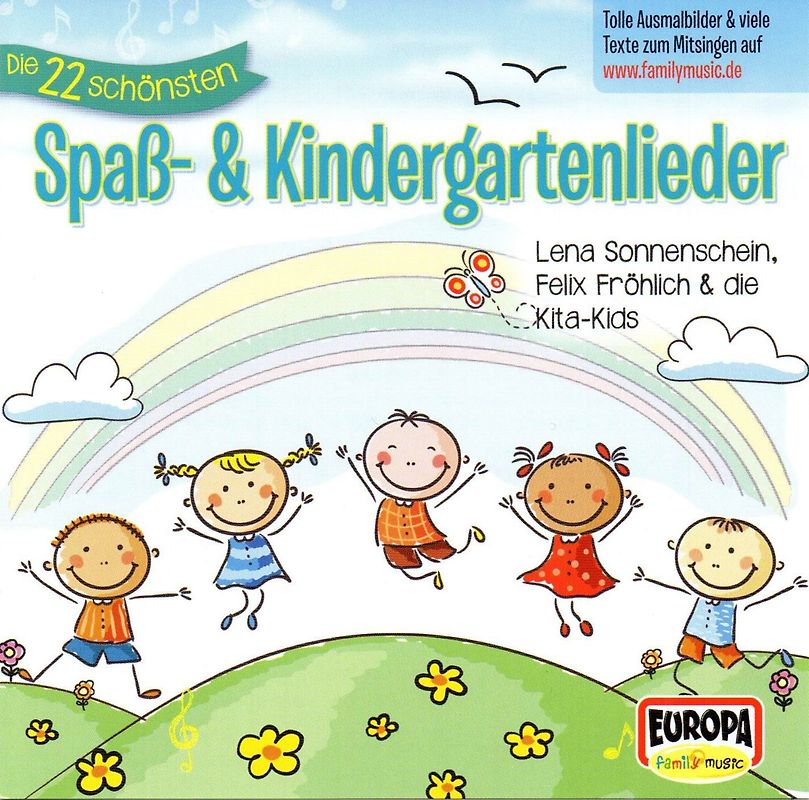 Die 22 schönsten Spaß- & Kindergartenlieder