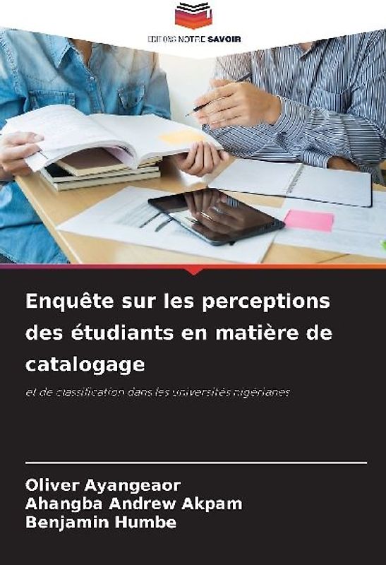 Enquête sur les perceptions des étudiants en matière de catalogage