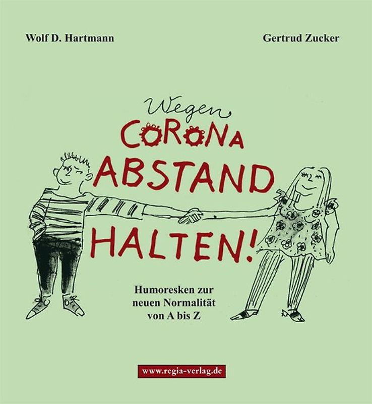 Wegen Corona Abstand halten!
