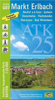 ATK25-G07 Markt Erlbach (Amtliche Topographische Karte 1:25000)