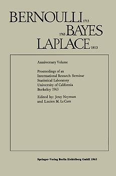 Bernoulli 1713 Bayes 1763 Laplace 1813