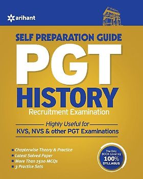 KVS PGT Self Preparation Guide History Recruitment Exam