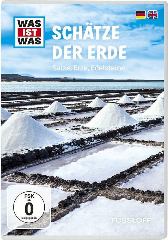 Was ist was: Schätze der Erde - Salze, Erze, Edelsteine DVD