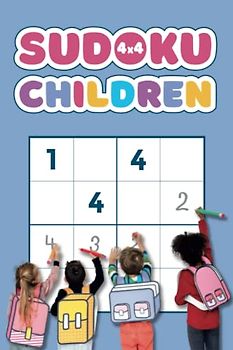 4x4 Sudoku Children, 96 Puzzles: Mini Sudoku Books for Kids