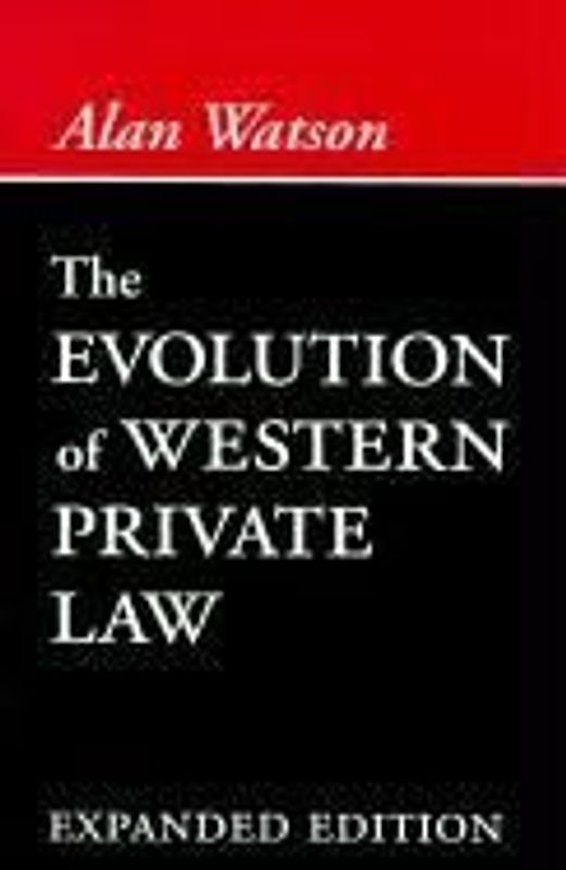 The Evolution of Western Private Law