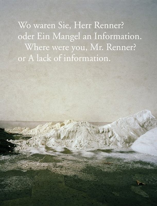 Wo waren Sie, Herr Renner? oder ein Mangel an Information
