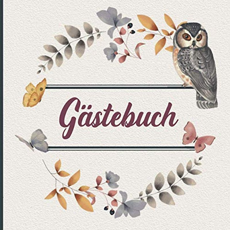 Gästebuch Natur: Gästebücher für Ferienwohnungen mit Tier Motiv sind schöne Geschenke für Ferienwohnung in den Bergen und ein schönes Accessoire im ... für Naturfans die wildlebende Tiere lieben